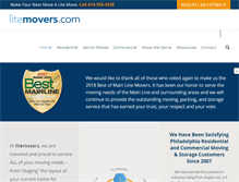 Tablet Screenshot of litemovers.com